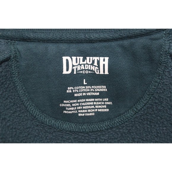 Duluth Trading men's Souped-Up fleece 1/4 zip pullover sweatshirt L - Picture 6 of 14
